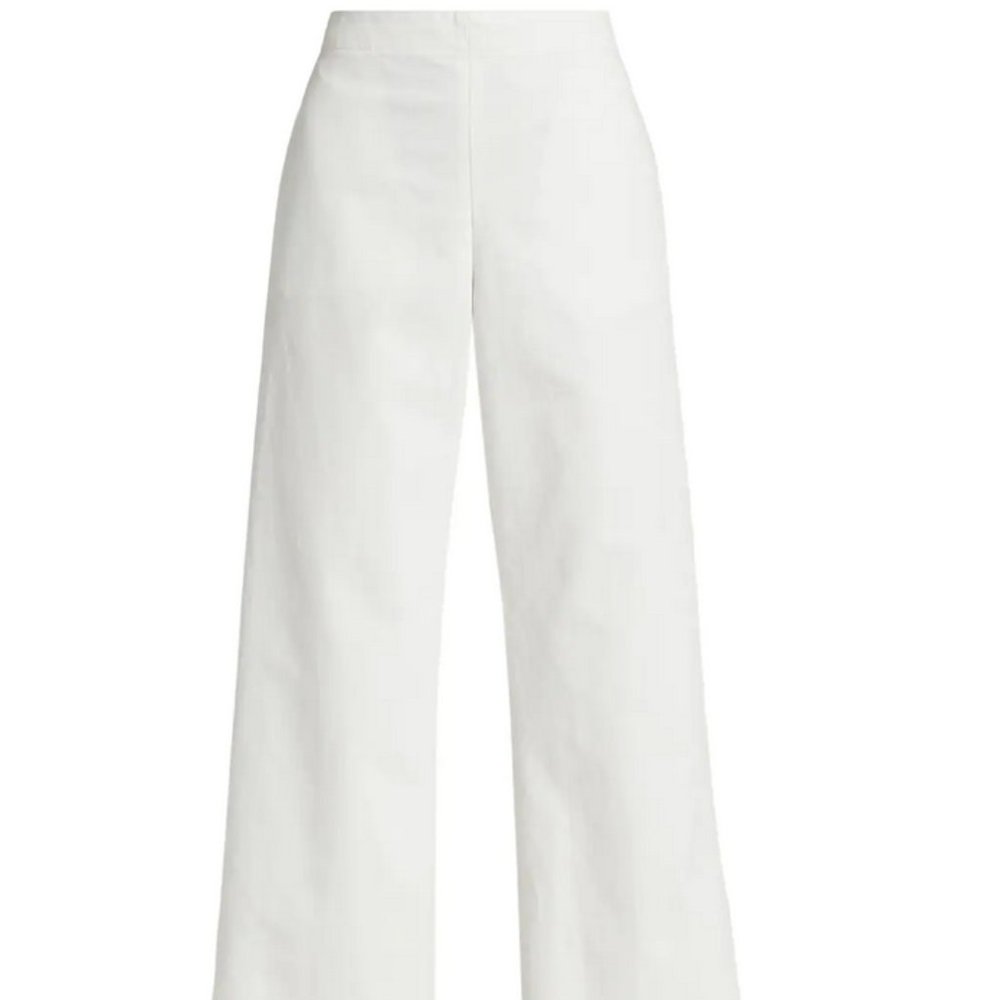 Rachel Comey Brunswick Wide Leg High Wasited Trouser Pants, Natural Denim 2